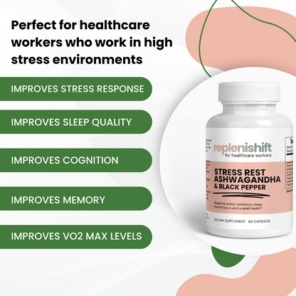 Stress Rest Ashwagandha for Healthcare Workers